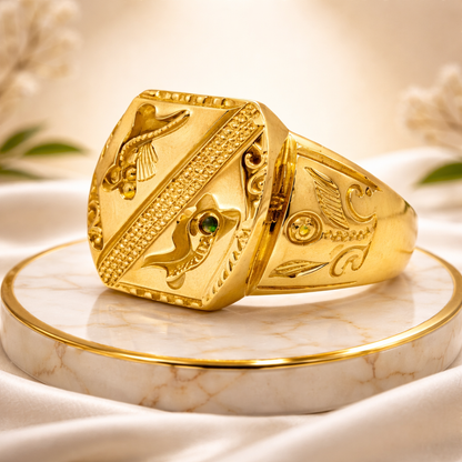 Bold Gents Gold Filled Ring