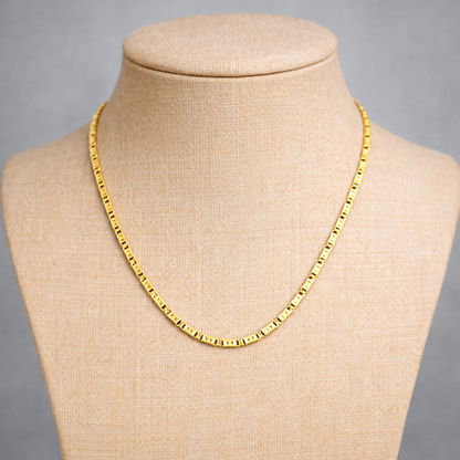 Classic Box Link Gold Filled Chain Necklace
