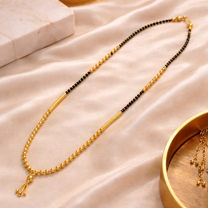 Traditional Gold Filled Mangalsutra Necklace
