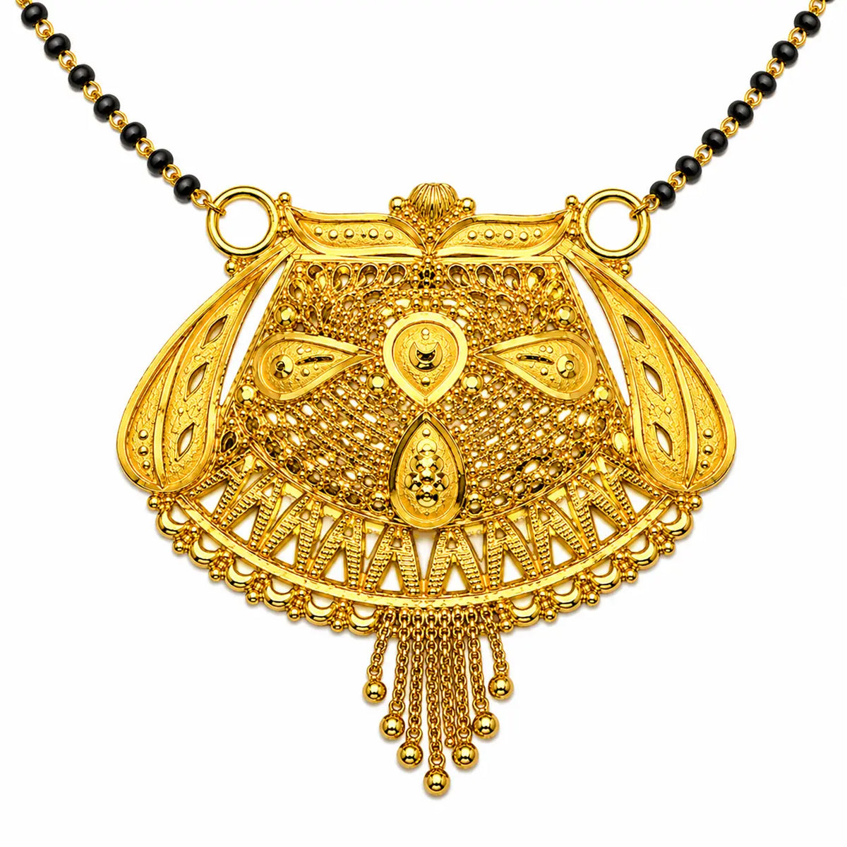 AVIRRA Gold Filled Royal Filigree Traditional Mangalsutra