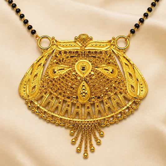 AVIRRA Gold Filled Royal Filigree Traditional Mangalsutra