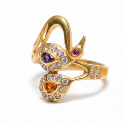 Stylish Gold Filled Open-Design Ring