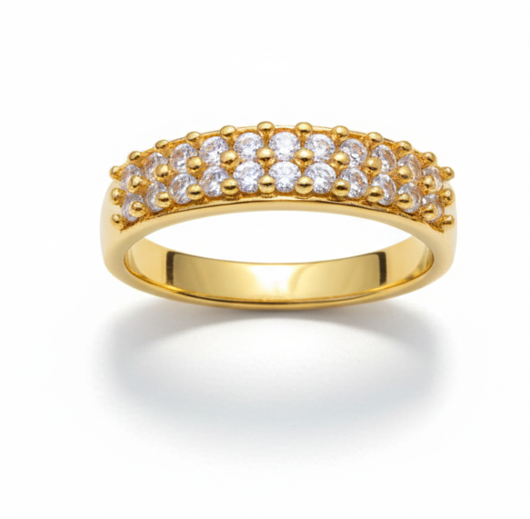 Bold Gold Filled Band Ring