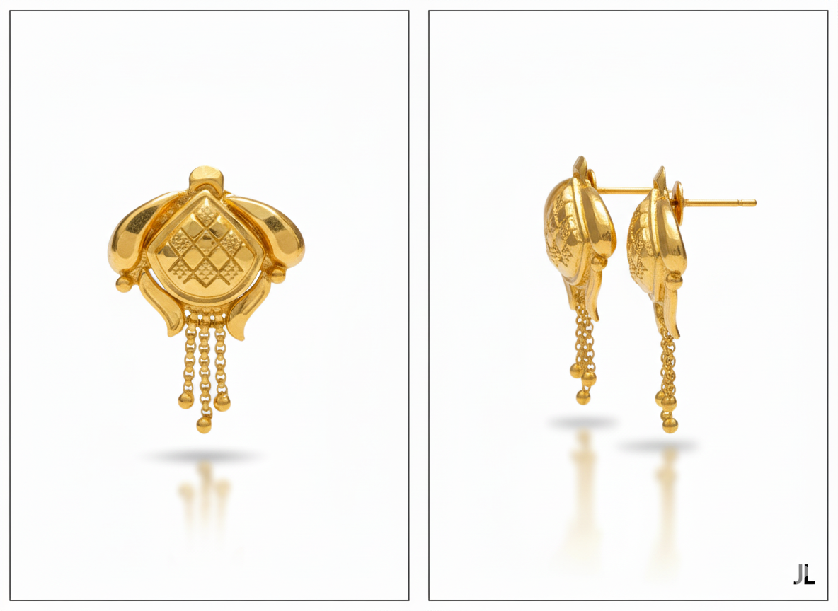 Classic Teardrop Gold Filled Dangle Earrings