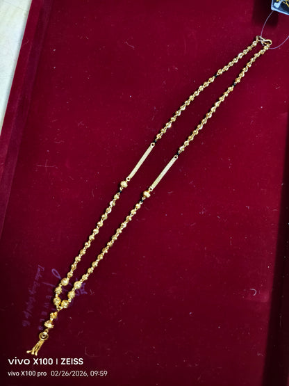 Traditional Beaded Gold Filled Mangalsutra Chain