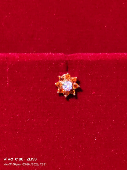 Sunset Spark Wire Nose Pin