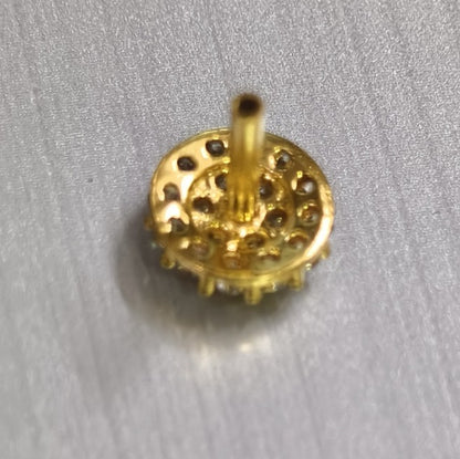 Crystal Dome Stud Nose Pin