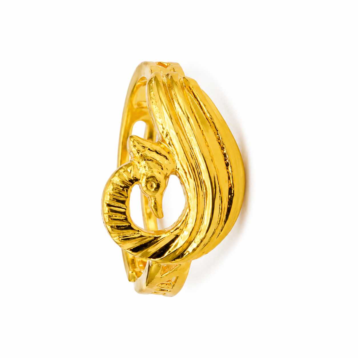 AVIRRA Gold Filled Royal Peacock Hoop Nose Ring