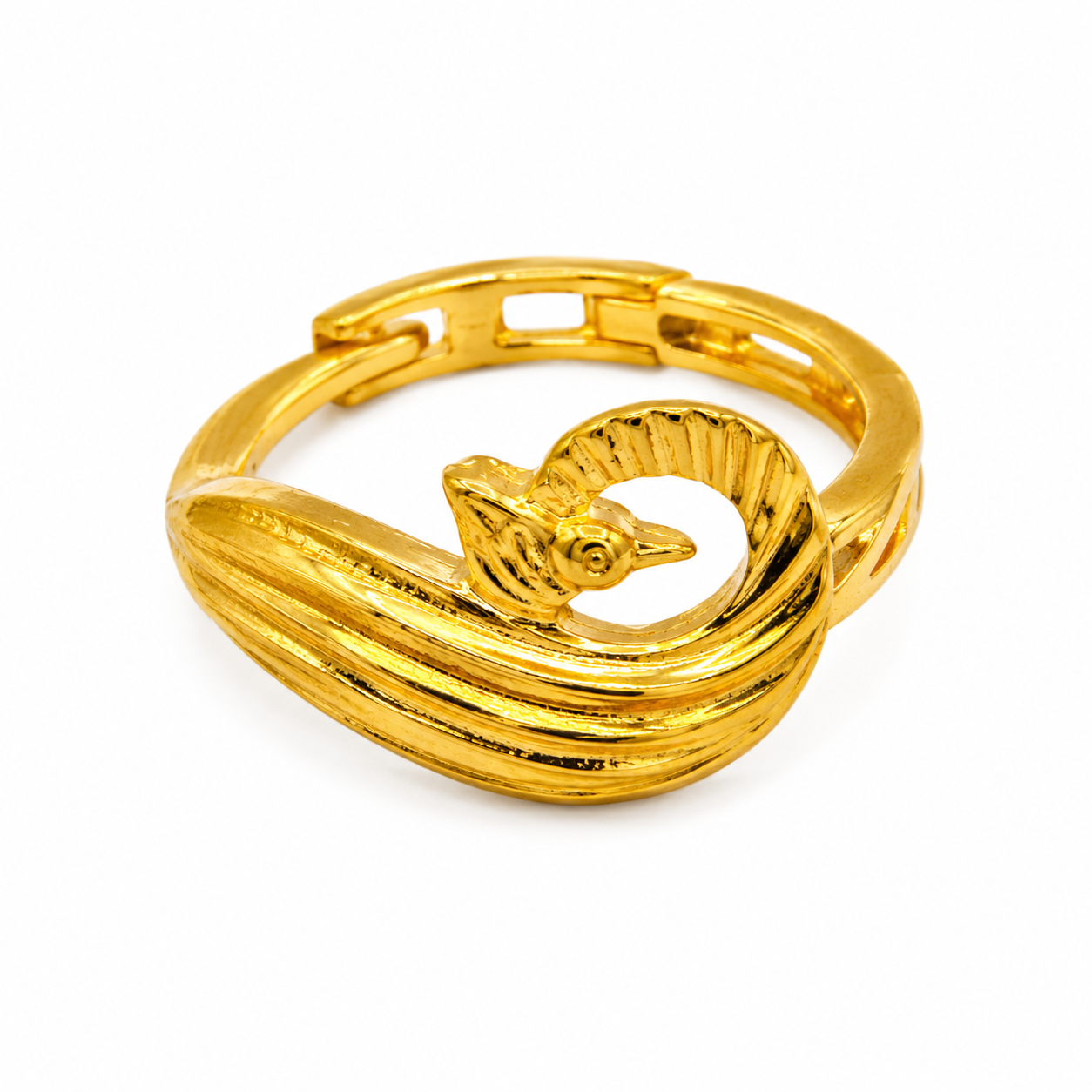 AVIRRA Gold Filled Royal Peacock Hoop Nose Ring