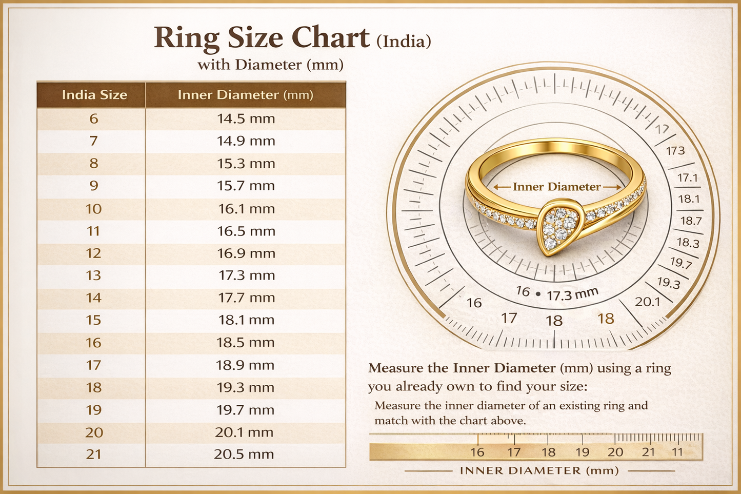 Elegant Gold Heart Link Ring with Sparkling Stones for Women