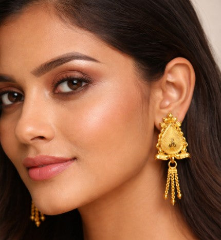Traditional Teardrop Gold Filled Dangle Earrings