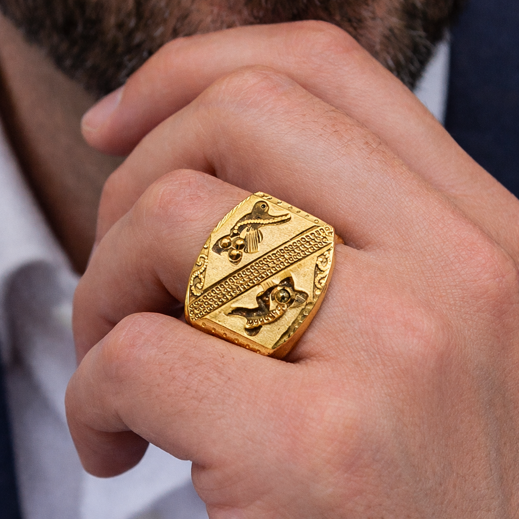 Bold Gents Gold Filled Ring