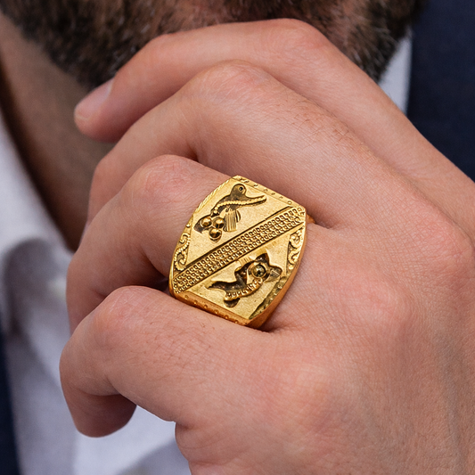 Bold Gents Gold Filled Ring