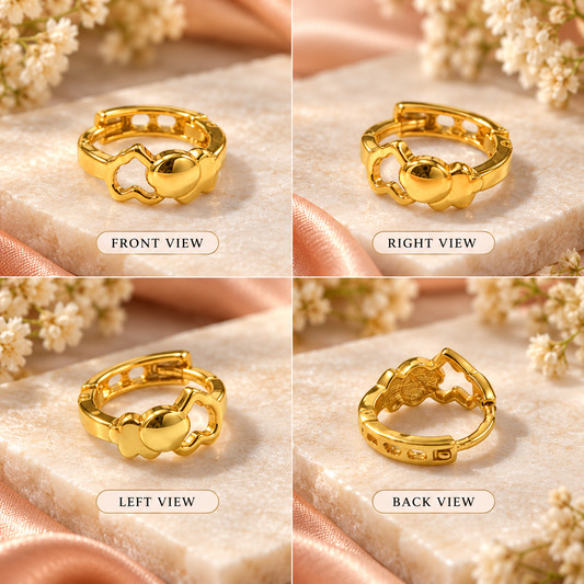 AVIRRA Gold Filled Clover Blossom Nose Ring